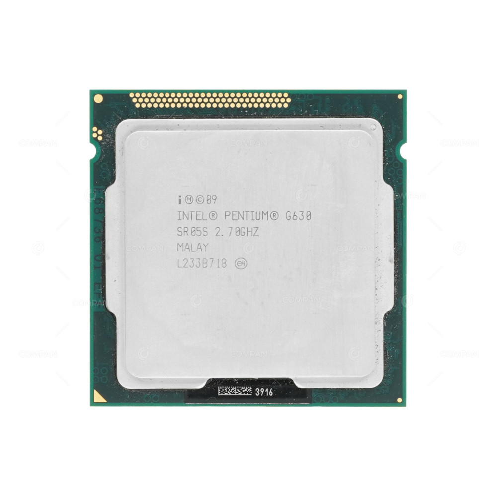 SR05S INTEL PENTIUM G630 2.70GHZ 2-CORE 3MB L3 CACHE 65W LGA1155